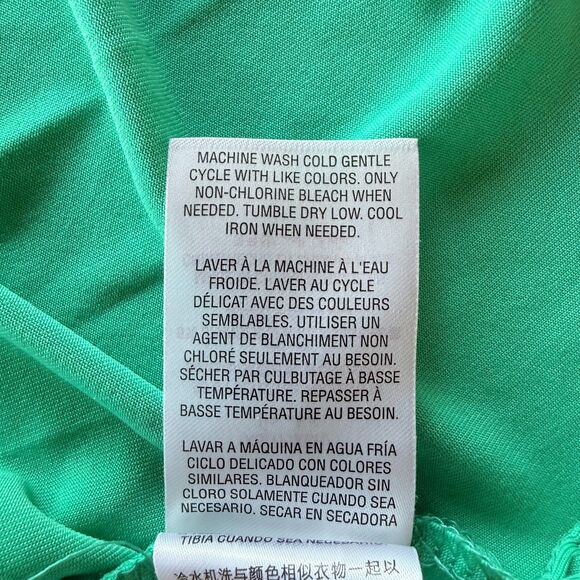 Trina Turk x INC International Concepts Halter Neck Top with Hardware in Teal XS - Picture 8 of 10